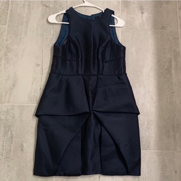 Tibi Jacquard Blue Simona Mini Dress - Picture 4 of 8